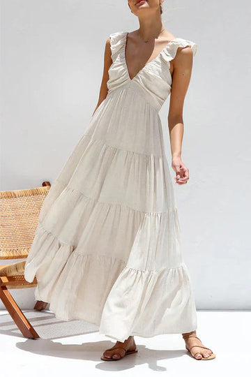 Macy Ruffle Maxi Dress