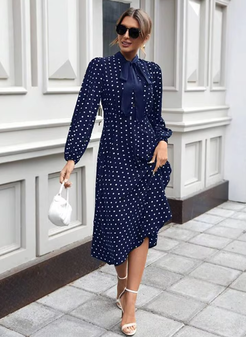 Meghan Polka Dress